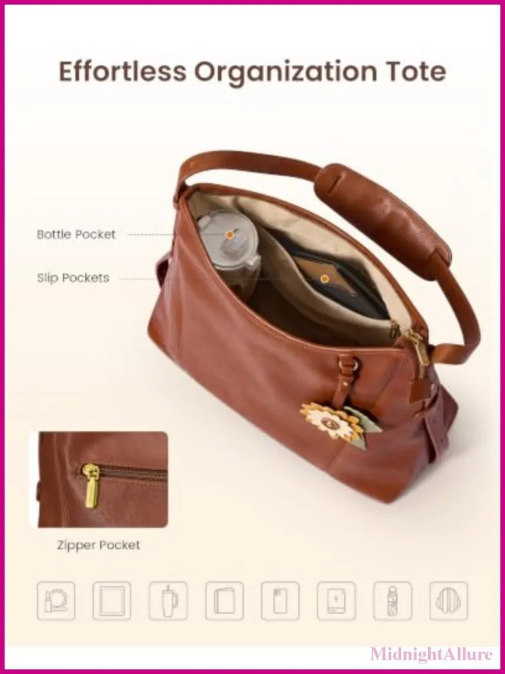 Hobo Shoulder Bag PU Leather Crossbody Purse Women's Handbag